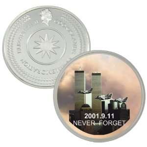  9/11 ATTACK CHALLENGE PHOTO SOUVENIR COIN ZP003 