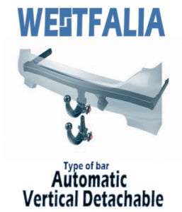 Westfalia Towbar for Skoda Yeti 2009 On   Detachable Tow Bar  