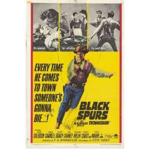  Black Spurs (1965) 27 x 40 Movie Poster Style A