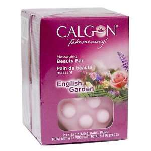 Calgon Beauty Bar, Massaging, English Garden 2   4.25 oz (120 g) bars 