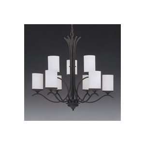  9309   9 Lite Sienna Chandelier   Chandeliers