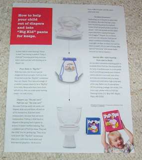 1997 Huggies Pull Ups Diapers & baby Tylenol PRINT AD  