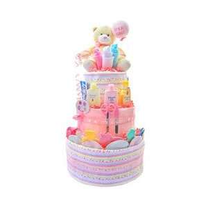  Its A Girl 3 Tier Diaper Cake Baby