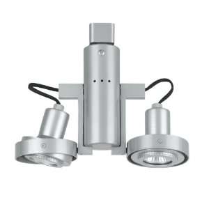  Cal Lighting JT 962 GU10 PS Painted Silver Two Light 120V 