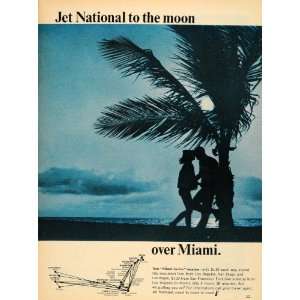   Airways Miami Beach Vacation Map   Original Print Ad