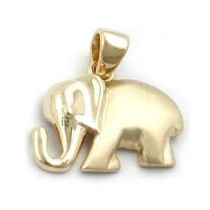  PENDANT, ELEPHANT, 9K GOLD, NEW DE NO Jewelry