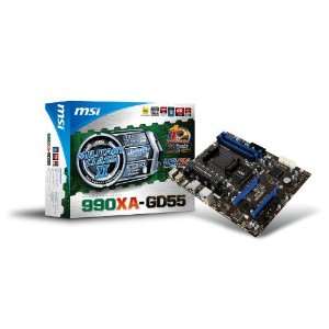  MSI 990XA GD55 AM3+ DDR3 SATA 6Gb/s USB 3.0 ATX AMD 