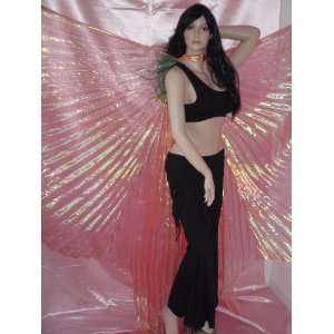  Belly Dance Isis Wings  Iridescent Pink Toys & Games