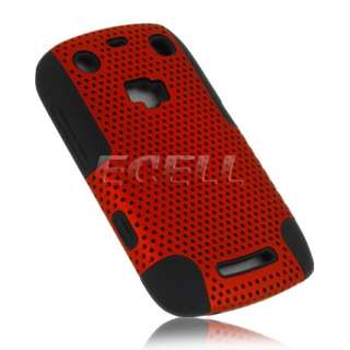   SILICONE DUAL MESH TOUGH CASE COVER FOR BLACKBERRY CURVE 9360  