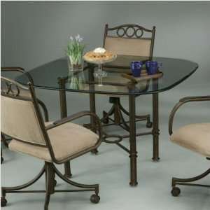 Pastel Furniture A60 AR X Castlewell Glass Dining Table in Autumn Rust 