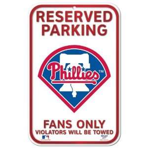  Philadelphia Phillies 11 x 17 Reserved Parking Sign 