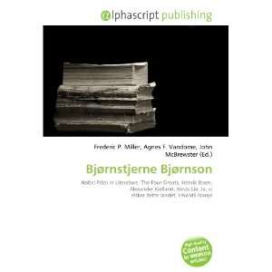  Bjørnstjerne Bjørnson (9786133874206) Books