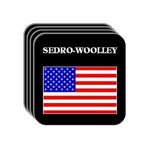  US Flag   Sedro Woolley, Washington (WA) Set of 4 Mini 