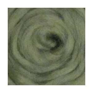 Wool Roving 12 .22 Ounce Green Apple