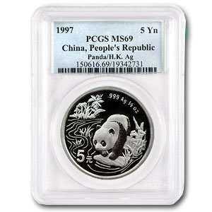   Chinese Panda 1/2 oz (Hong Kong Expo)   MS 69 PCGS Toys & Games