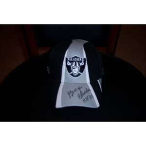  George Blanda Raiders,hof W/coa Signed Hat Sports 