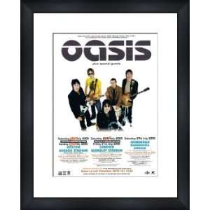  OASIS UK Tour 2000   Custom Framed Original Concert Ad 