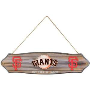 MLB San Francisco Giants Fence Wood Sign  Sports 