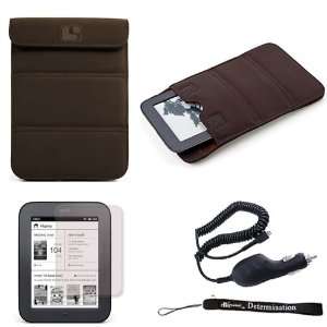 Brown Nubuck Cover Sleeve Carrying Case can easily be 