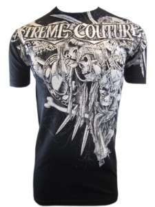 XTREME COUTURE BY RANDY COUTURE OUTLAW MMA SHIRT BLACK XL  