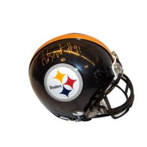 Aaron Smith Pittsburgh Steelers Autographed Mini Helmet  