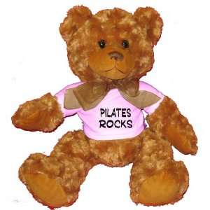  Pilates Rocks Plush Teddy Bear with WHITE T Shirt Toys 