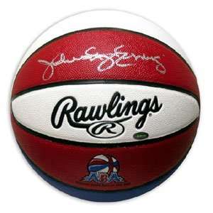  Signed Julius Erving Basketball   Rawlings ABA