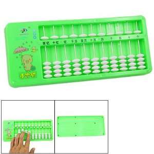    Green Plastic Calculation Soroban Japanese Abacus Toys & Games