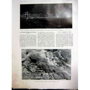   Brussels Fireworks Chicago Abattoir Fire French 1934