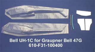 Bell UH 1C Fuselage to suit Twister Bell47G etc  