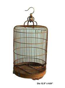 Oriental Chinese Bamboo Hand made Birdcage s2144  
