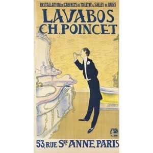 Lavabos Ch.Poincet   Poster (17.75x24) 