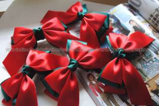 lovely Handmade Christmas Bow Hair Clip/Brooch 130X130mm  