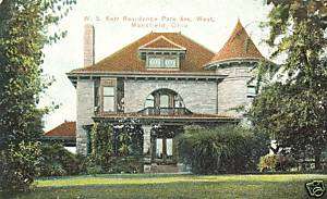 Mansfield,OH.The W.S.Kerr Residence on Park Avenue West  