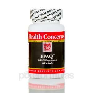  Health Concerns EPAQ (Krill Oil) 60 GelCaps Health 