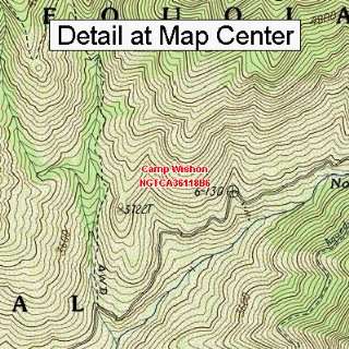  USGS Topographic Quadrangle Map   Camp Wishon, California 