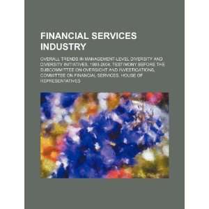  Financial services industry overall trends in management 