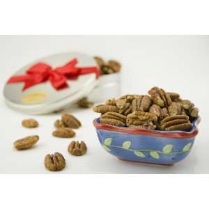 14oz Roasted Mammoth Pecan Gift Tin (Salted)  Grocery 