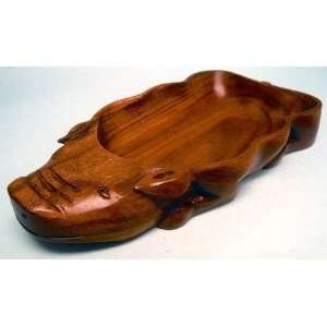 Acacia Wood Pig Platter 