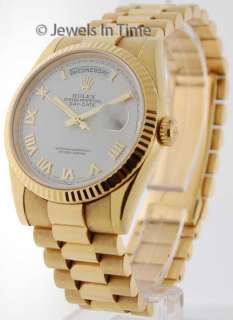 Rolex Mens Day Date 118238 D 18K Gold Automatic  
