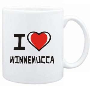  Mug White I love Winnemucca  Usa Cities Sports 