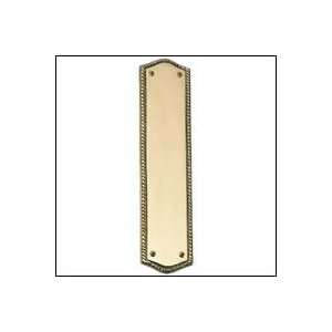  Brass Accents A06 P0250 Satin brass Oval Rope Push Plate 