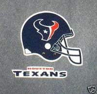 NFL Houston Texans fabric iron on app. set of 2 (288)  