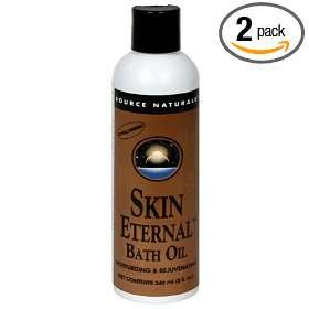  Source Naturals Skin Eternal Bath Oil, 8 Ounce (Pack of 2 