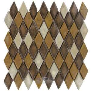  Stellar tile   cobble   diamond ceramic mosaic tile in 