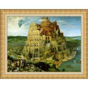  Tower Of Babel by Pieter Brueghel (The Elder)   Framed 