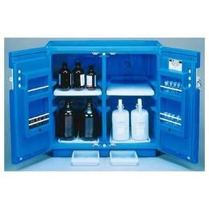 Justrite Blue Polyethylene Acid Storage Cabinets, Undercounter; 30 x 