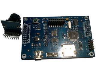 TF/SD card can be connected to SPI port, which makes image storage 