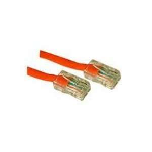  10ft CAT5e Crossover Patch Cable Orange