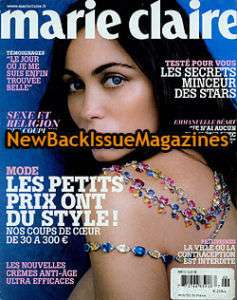 French Marie Claire 4/08,Emmanuelle Beart,April 2008,  